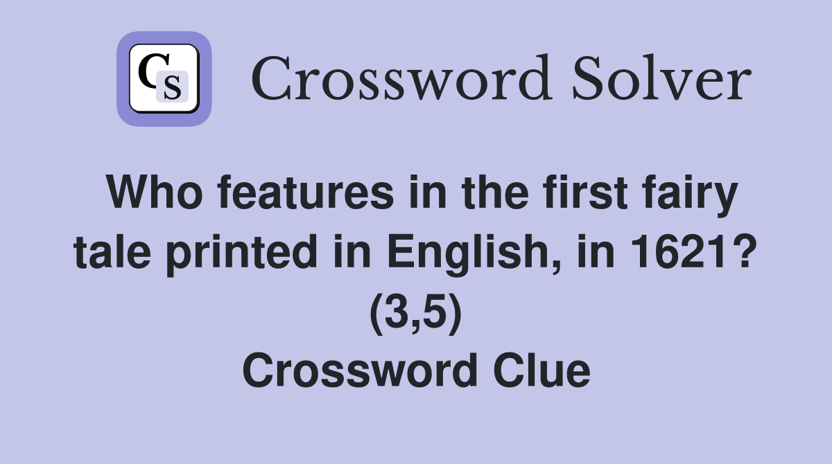 Who features in the first fairy tale printed in English, in 1621? (3,5